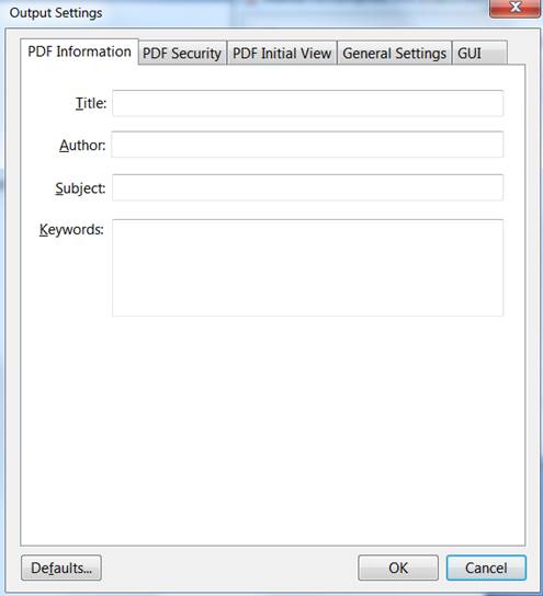 PDFcompress - PDF Information