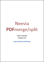 PDFmerge user manual